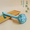 Folha de bambu seda e cetim martelo de saúde martelo de grama moxa pacote de material DIY massagem wuzi martelo de moxabustão bastão de palmas batidas meridiano