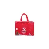 Bolsas de Tecido Não Tecido Estilo Natalino Popular Transfronteiriças, Sacolas de Presente Laminadas de Natal da Amazon, Sacolas de Compras para Roupas, Atacado em Estoque
