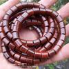 Pulsera de Cuentas de Barril de Palosanto Rojo Fino al por Mayor, Cuentas de Oración Budista, Joyería de Pulsera Color Palo de Rosa, Coleccionables
