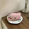 Bolso Femenino de Nicho Estilo Coreano Transfronterizo Moda Verano 2026 Bolso Cuadrado Pequeño con Cadena Bolso Cuadrado Pequeño Cruzado de Hombro Único Casual Simple