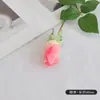 Flores Artificiales con Tacto Real, Flores Falsas de Gama Alta tipo Rosa, 3 Cabezas, Sensación Hidratante y Realista, para Decoración de Hotel y Hogar, Venta al por Mayor de Comercio Exterior Transfronterizo
