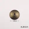 Junta de Cobre Manija Antigua Estilo Chino Accesorios Decorativos Muebles de Edificio Antiguo Accesorios de Cobre Engranaje de Flor de Ciruelo Cobre Puro Convexo Junta de Cobre Puro
