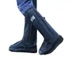Cubrezapatos Impermeables para Lluvia, Antideslizantes para Exteriores para Hombre, de Caña Alta, Engrosados, Resistentes al Desgaste, Zapatos de Agua, Botas de Lluvia para Ciclismo en Días Lluviosos, Impermeables y Antideslizantes
