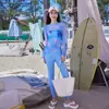 Nuevo Conjunto Deportivo de Tres Piezas 2026, Oculta Abdomen, Adelgazante, Manga Larga, Pantalón Largo, Conservador, Protector Solar, Traje de Baño para Vacaciones y Aguas Termales para Mujer