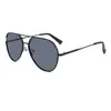 Gafas de Montura Grande de Alto Estilo Europeo y Americano Gafas de Sol Polarizadas Tipo Aviador Ovaladas para Hombre Protección Solar para Conducir Gafas de Sol Versátiles