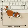 Bordado Computador Original Logo Autoadesivo Gato Desenho Animado Adesivos de Bordado Acessórios para Roupas Patch de Personalidade Emblema para Sapatos Adesivos de Tecido