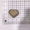 Puntos Dorados y Plateados Corazón de Diamante Oso Perro Globo Lazo Estrella de Cinco Puntas Mariposa m Bean Joyería DIY Agujero Material para Zapatos