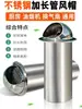 Tapa de Viento de Acero Inoxidable Montada en Pared con Válvula de Retención para Conducto de Extracción de Campana de Cocina, Tapa a Prueba de Viento para Conducto de Cocina, Ventilación Exterior de Pared para Baño