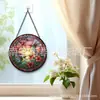 Pendente Colar de Vidro Colorido Beija-flor Pôr do Sol Ornamento de Vidro para Casa Decoração de Janela Apanhador de Sol para Jardim