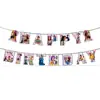 Transfronteiriço Novo Mais Vendido Tema Bruxa Caçadora Pop Conjunto de Suprimentos para Festa de Aniversário Louça Guardanapo Toalha de Mesa Decoração