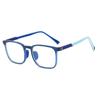2024 Nuevo Estilo Gafas para Niños Gafas Anti Luz Azul Gafas Planas Tr90 Gafas para Estudiantes Montura Cuadrada Fabricante Venta al por Mayor 5228