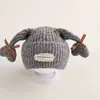 Gorro Protector de Oídos para Bebé, Gorro de Invierno para Hombres y Mujeres, Gorro Tejido Lindo y Súper Lindo, Gorro Grueso Cálido de Punto, Gorro de Lana