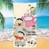 Crayon Shin-Chan ~ Toalla de baño de microfibra para adultos, natación, dibujos animados para niños, viaje, portátil, toalla de playa