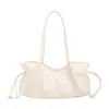 Bolsa de Mano de Moda Estilo Coreano al por Mayor Bolsa Cubo para Mujer 2026 Otoño Nuevo Color Sólido Texturizada Bolso de Hombro Único Bolso para el Trabajo y el Hombro