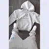 Conjunto de Sudadera con Capucha y Manga Larga Estampada de Moda, Marca de Tendencia Transfronteriza Europea y Americana para Hombre, Casual y Versátil, de Moda para Primavera