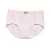 Cuecas Femininas Simples Respiráveis de Algodão Puro Confortáveis Cavas Altas Cor Sólida Algodão Abdominal Virilha de Algodão Roupa Íntima Sem Costura