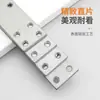 Pieza de Fijación de Código de Ángulo Recto para Venta al por Mayor Transfronteriza Pieza de Soporte Multifuncional de Hierro Color Zinc Laminado Accesorios de Conexión para Mesa y Silla