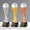 Trofeo de cristal de baloncesto personalizado MVP Competición de juegos infantiles NBA Trofeo de resina creativo Medalla