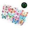 Venta al por mayor de fábrica mariposa luminosa de simulación 12 cm decoración creativa para el hogar decoración de dormitorio embellecimiento