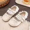 Zapatos de piel para niñas para actuaciones, zapatos de princesa para niñas para primavera y otoño, mocasines elegantes 2026 para niños, antideslizantes, suela blanda