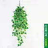 Trepadeiras artificiais com folhas de plástico, adequadas para pendurar na parede interna, plantas pendentes e cestos suspensos.