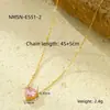 Diseño de Nicho Transfronterizo Europeo y Americano Regalo del Día de San Valentín Conjunto de Joyería para Mujer con Collar, Anillo y Pulsera de Corazón de Oro de 18K