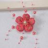 Horquilla Roja Año Nuevo Chino Roja Borla Antigua Cinta Accesorios para el Cabello Accesorios Hanfu Nuevos Accesorios para el Cabello de Niñas