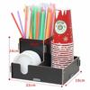 Portavasos de Papel Desechable Soporte para Vasos Tienda de Té con Leche Soporte para Vasos Comercial Estante de Almacenamiento para Tazas de Café Estante de Colocación
