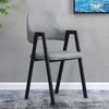 Silla de comedor de lujo nórdica ligera, con respaldo para el hogar y el ocio, taburete de escritorio sencillo en forma de A, mesa y silla para restaurante, tienda de té con leche