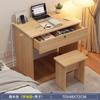 Escritorio con Cajones, Mesa Pequeña con Cerradura, Escritorio de Estudiante para Escribir, Juego de Escritorio y Silla, Escritorio de Computadora, Escritorio para Uso en Dormitorio con Almacenamiento