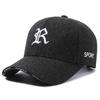 Gorra de béisbol informal coreana para hombre, de otoño e invierno, con forro polar, para exteriores, cálida, de algodón, para papá de mediana edad y mayor.