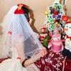 Faixa de Cabeça Brilhante de Natal Presente de Véspera de Natal Papai Noel Boneco de Neve Faixa de Cabeça com Galhos Decoração de Festa de Feriado Barraca