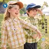 Ropa de Bebé, Camisas de Cuadros de Manga Larga para Niños, Tops para Niños y Niñas, Ropa Casual de Primavera y Otoño para Niños, Camisas para Niños
