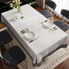 Toalha de Mesa Estilo Medieval Impermeável e à Prova de Óleo Tapete de Mesa Sem Lavagem 2026 Novo Estilo Luxo Leve High-End Retrô Francês Toalha de Mesa para Mesa de Centro