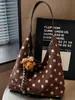 2026 Nova Bolsa de Ombro e Axila Simples e Única de Bolinhas, Bolsa Tote Casual da Moda Tendência de Alto Valor