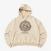 Sudadera Holgada Estampada a Medida de Fábrica Sudadera con Capucha de Estilo Retro Americano Sudadera Casual de Calle para Pareja Hombre