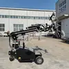 Camión de Ventosa Negra para Instalación de Muros Cortina de Vidrio, Carga y Descarga de Materiales de Piso, y Camión de Ventosa de Vidrio Integrado para Transporte