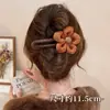 Grampos de cabelo de pelúcia bico de pato para outono e inverno para mulheres, presilhas fofas para a parte de trás da cabeça, novos estilos de presilhas de garra 2026, atacado do fabricante