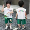 Conjunto de Verano para Niños Ultraman 2026 Ropa Nueva para Niños Verano Bebés Niños Ropa Deportiva Ligera