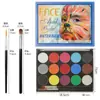 Pintura Solúvel em Água para Corpo Humano Transfronteiriça Tinta a Óleo Maquiagem de Barraca Halloween Drama Pintura Facial Infantil