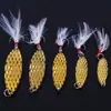 Señuelo de Lentejuelas para Lanzamientos Largos, Señuelo de Cabeza de Serpiente con Anzuelo, Lentejuela Plumada para Pescar Peces Cabeza de Serpiente, Pez Mandarín y Perca