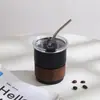 Copo de Água de Aço Inoxidável 304 Ondulado de Camada Única Copo de Café para Escritório Copo de Cerveja Dobrável Copo para Acampamento ao Ar Livre