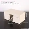 Caja de Almacenamiento de Cuero de Alta Gama Estilo Nórdico para Sala de Estar, Dormitorio, Escritorio, Caja de Almacenamiento para Documentos y Artículos Varios, Estuche de Cuero para Decoración de Sala Modelo