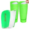 Calcetines con espinilleras de fútbol de venta caliente transfronteriza para niños y adultos, calcetines fijos con inserción de espinillera, venta al por mayor y hechos a medida