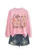 Suéter holgado color café Amazon Wish Sitio Independiente Moda Casual Nueva sudadera para mujer Comercio exterior