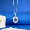 Collar de Plata de Ley S925 con un Marco en Forma de Huevo de 7*9mm, Acabado Cepillado, Estilo Encaje, Adecuado para Incrustar Piedras Preciosas de Colores y Accesorios DIY de Jade
