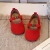 Zapatos Mary Jane Dopamina para Niñas 2026 Nuevo Estilo Camelia Bebé Gamuza Zapatos Pequeños de Cuero Suela Suave Boca Baja Zapatos Individuales