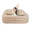 Cama inflable engrosada, totalmente automática, para camping al aire libre, doble plegable, elevada, portátil, colchón de aire individual para uso doméstico