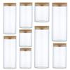 Frasco de Vidrio Sellado Frasco de Almacenamiento Corcho Frasco de Té Grano de Café Dulces Cocina Hogar Caja de Almacenamiento de Granos