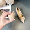 Zapatos de Color Uva Estilo Mom con Tacón Oculto de 5 cm en Stock, Zapatos de Cuero Genuino con Punta Fina para Mujer Primavera y Otoño, Zapatos de Tacón Fino para el Trabajo para Ol